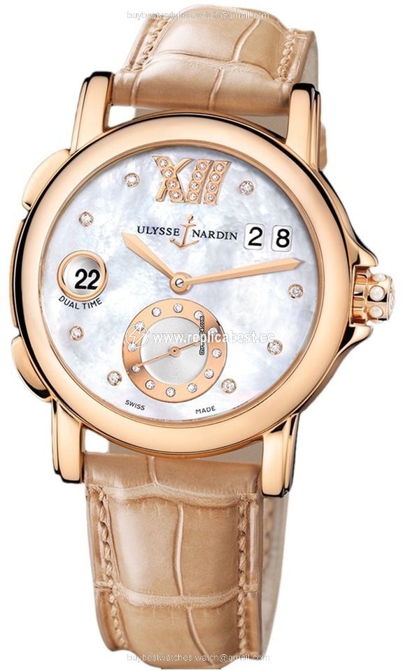 Ulysse Nardin Dual Time Womens watch Automatic Rose gold 246-22B 391