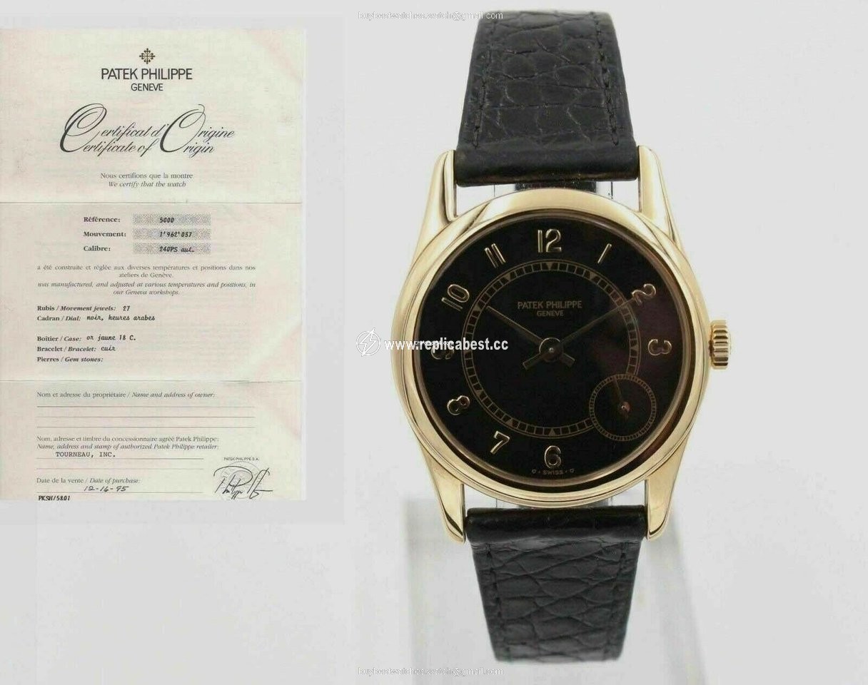 Patek Philippe Calatrava Yellow gold 5000