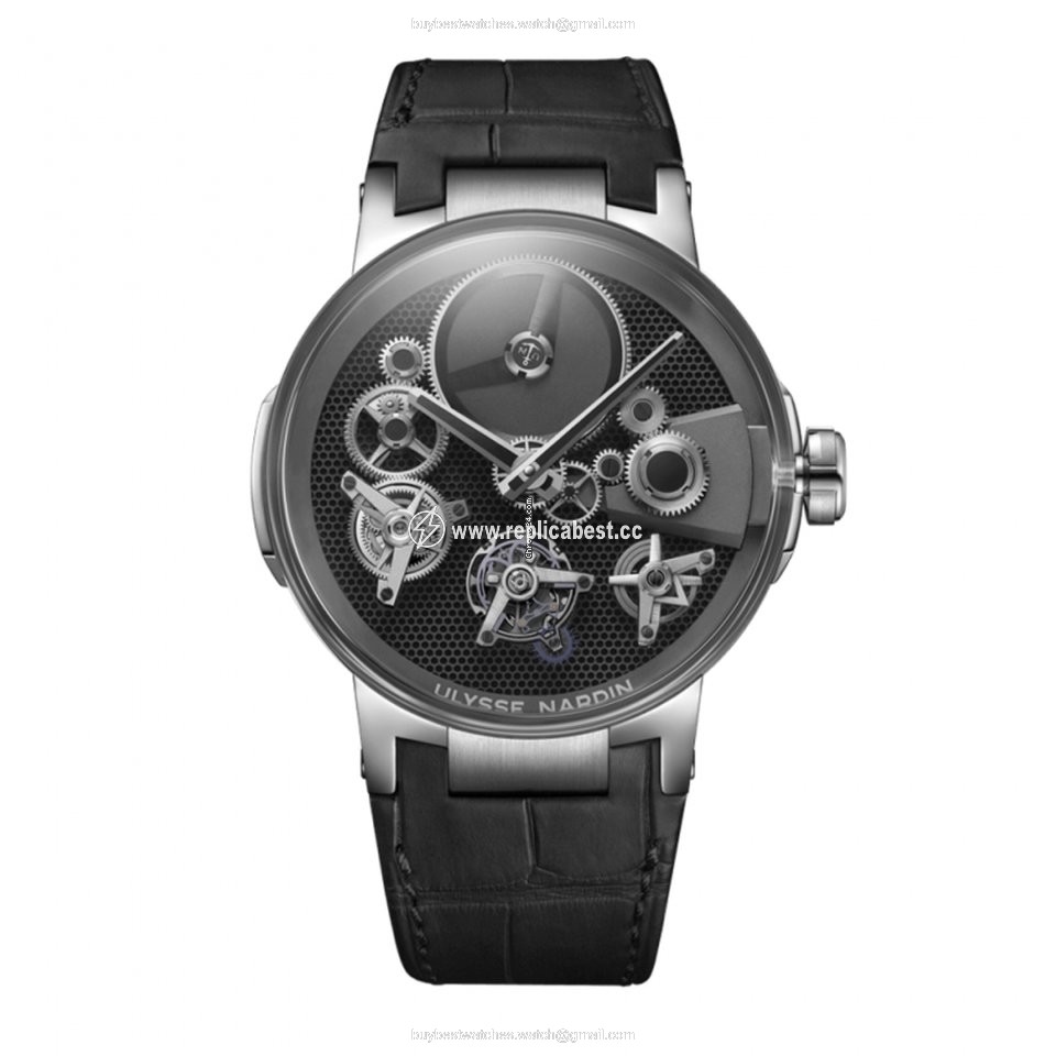 Ulysse Nardin Executive Mens watch Unisex Manual winding White gold 1760176