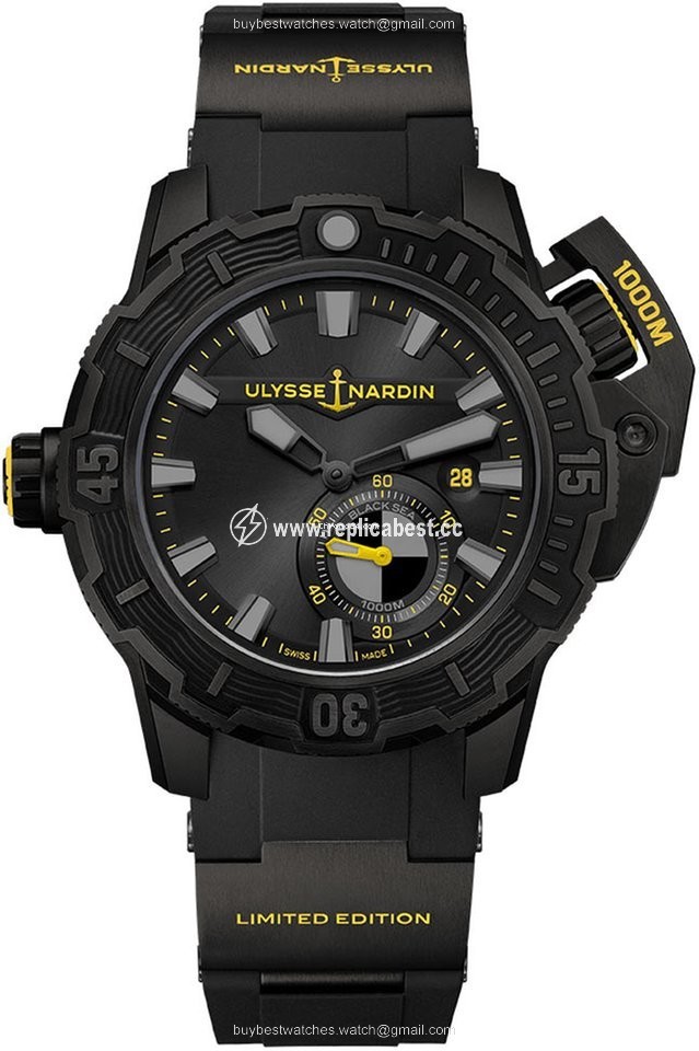Ulysse Nardin Mens watch Unisex Automatic Titanium 3203-500LE-3 Black-OMW