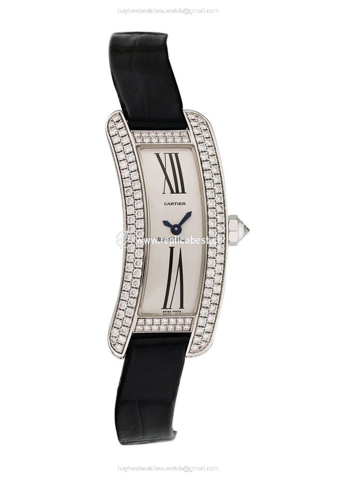 Cartier Tank Americaine Womens watch Quartz White gold 2625