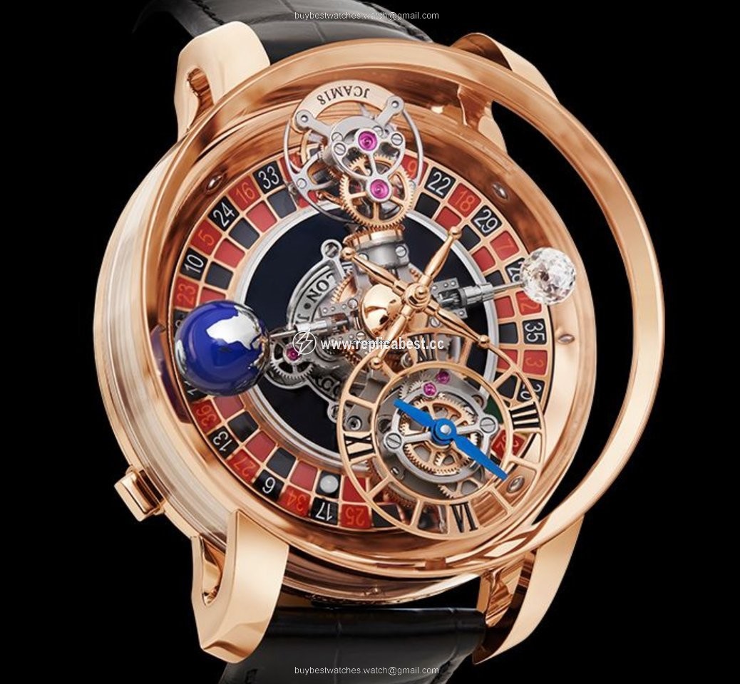 Jacob & Co. Astronomia Mens watch Unisex Manual winding Rose gold AT160.40.AB.AB.B