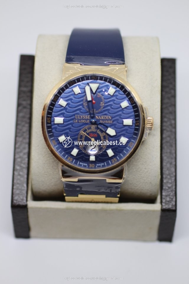 Ulysse Nardin Mens watch Unisex Automatic Rose gold 266-68