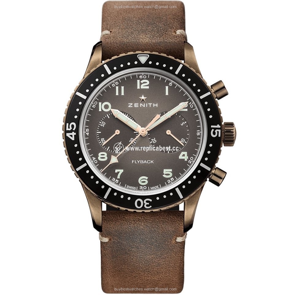 Zenith Pilot Mens watch Unisex Automatic Bronze 29.2240.405-18.C801