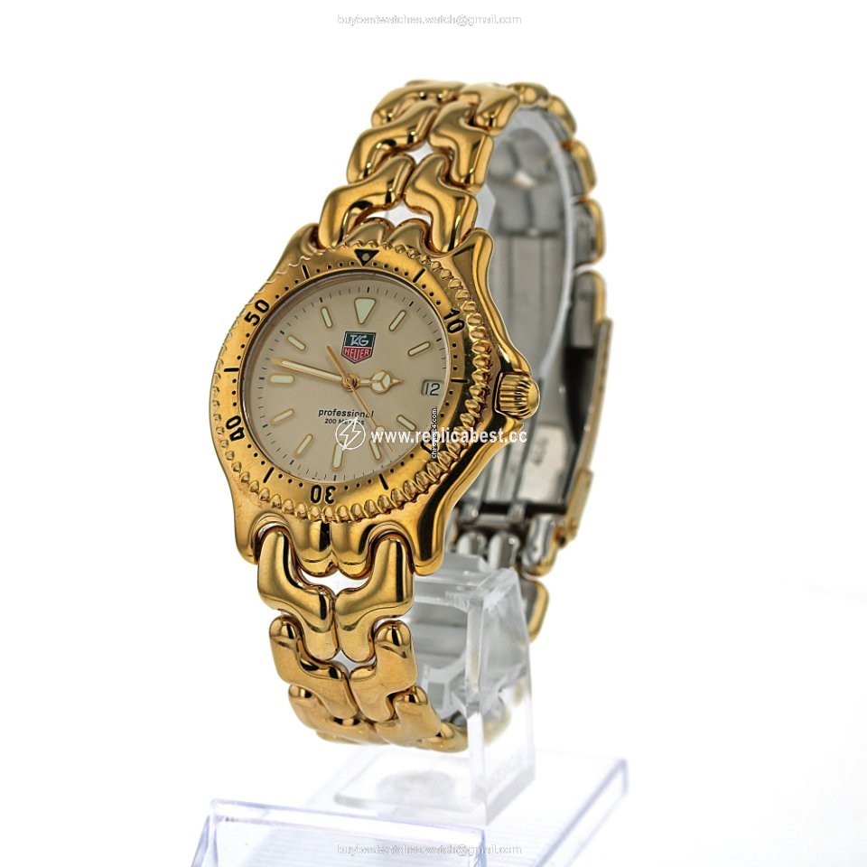 TAG Heuer Mens watch Unisex Quartz Gold Steel Tag Heuer Sel Professional