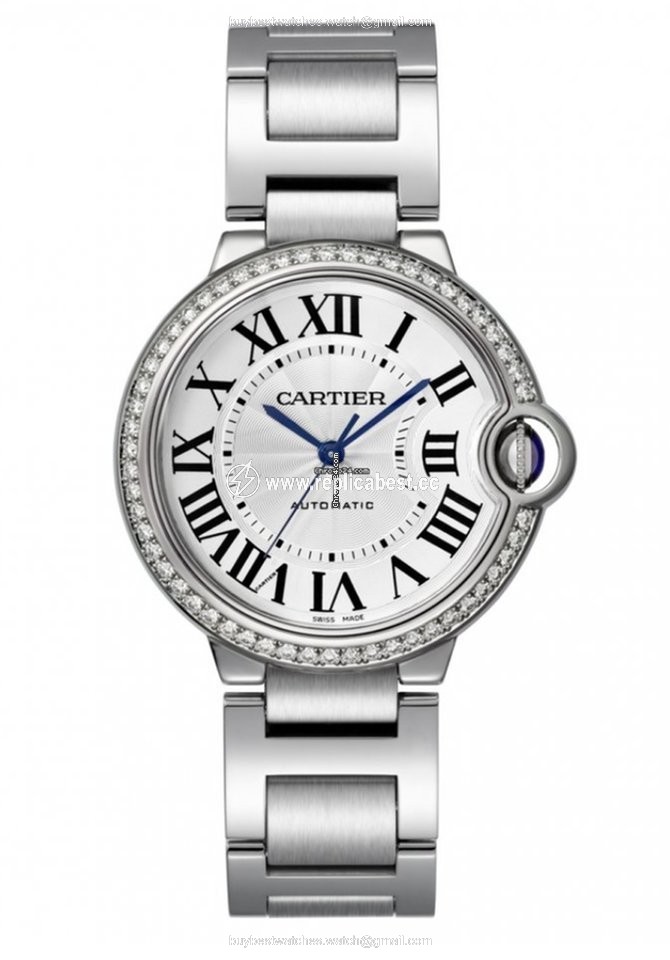 Cartier Ballon Bleu 33mm Womens watch Automatic Steel W4BB0016