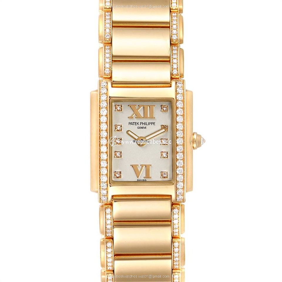 Patek Philippe Twenty~4 Womens watch Quartz Rose gold 4908 11R-011