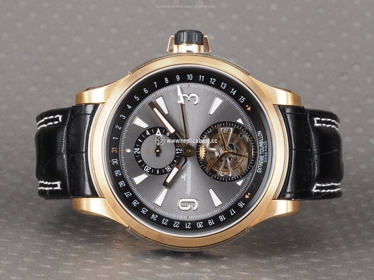 Jaeger-LeCoultre Master Compressor Extreme Tourbillon Mens watch Unisex Automatic Rose gold 150.2.34