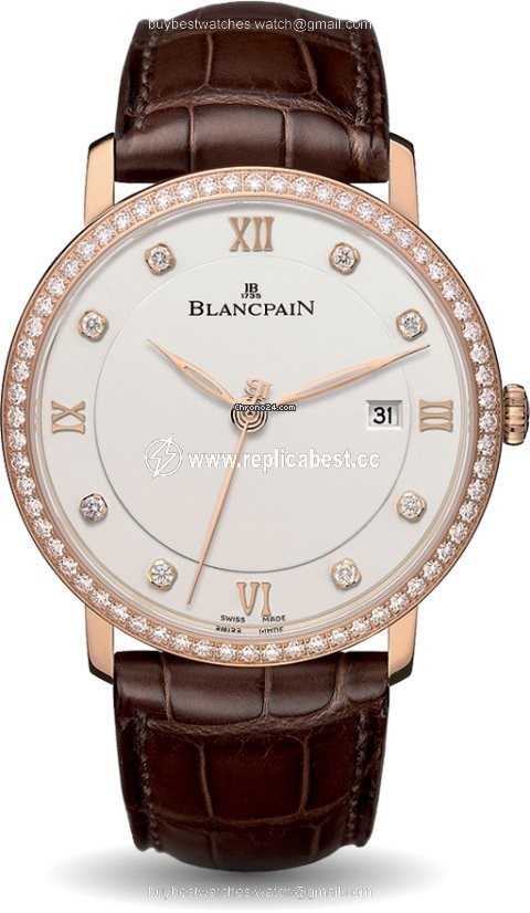 Blancpain Villeret Ultra-Slim Mens watch Unisex Automatic Rose gold 6651-2987-55B