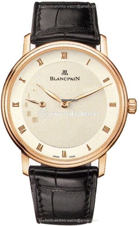 Blancpain Villeret Ultra-Slim Mens watch Unisex Automatic Rose gold 4040-3642-55B