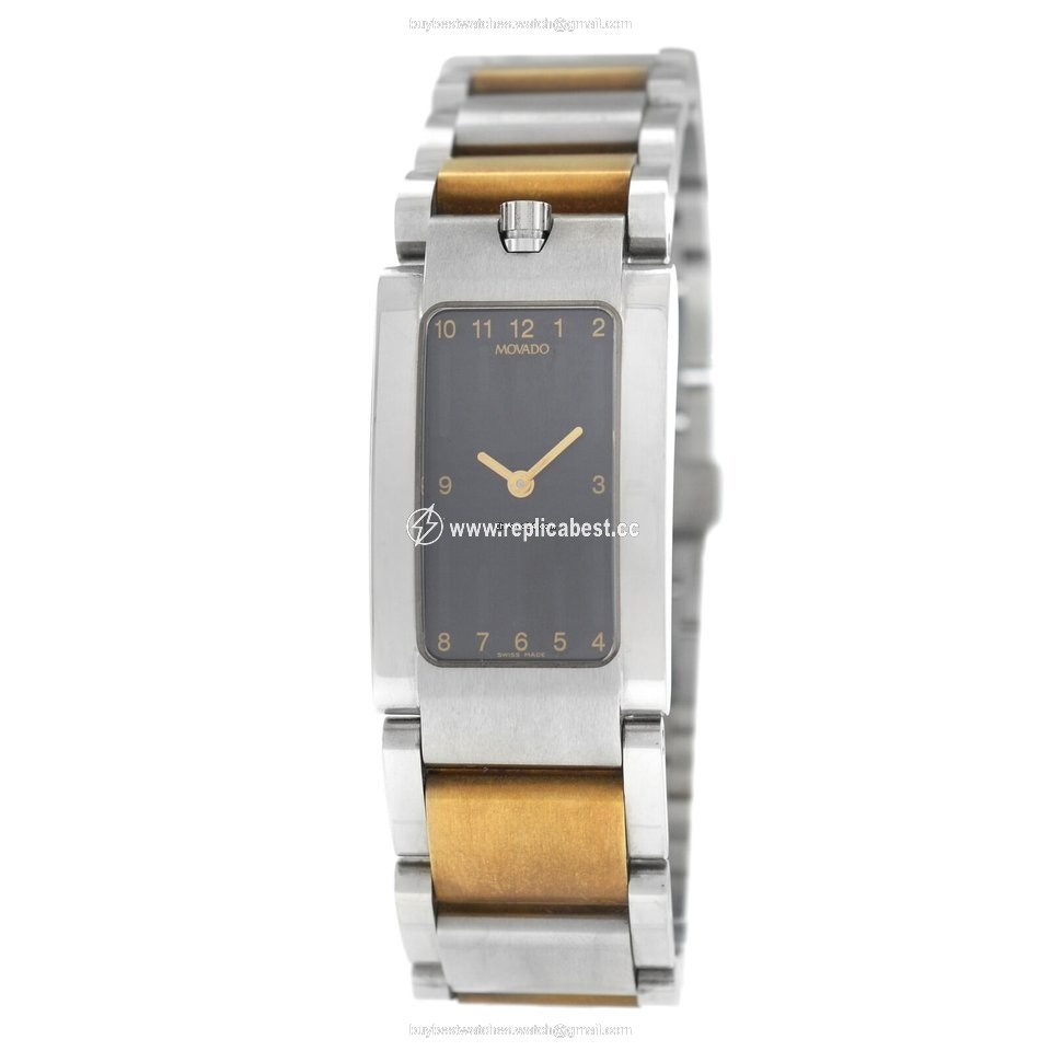 Movado Elliptica Womens watch Quartz Gold Steel 84 H5 1431