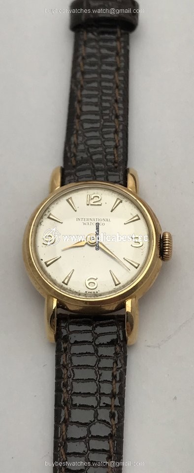 IWC Womens watch Manual winding Yellow gold International Watch Co. Gelbgold