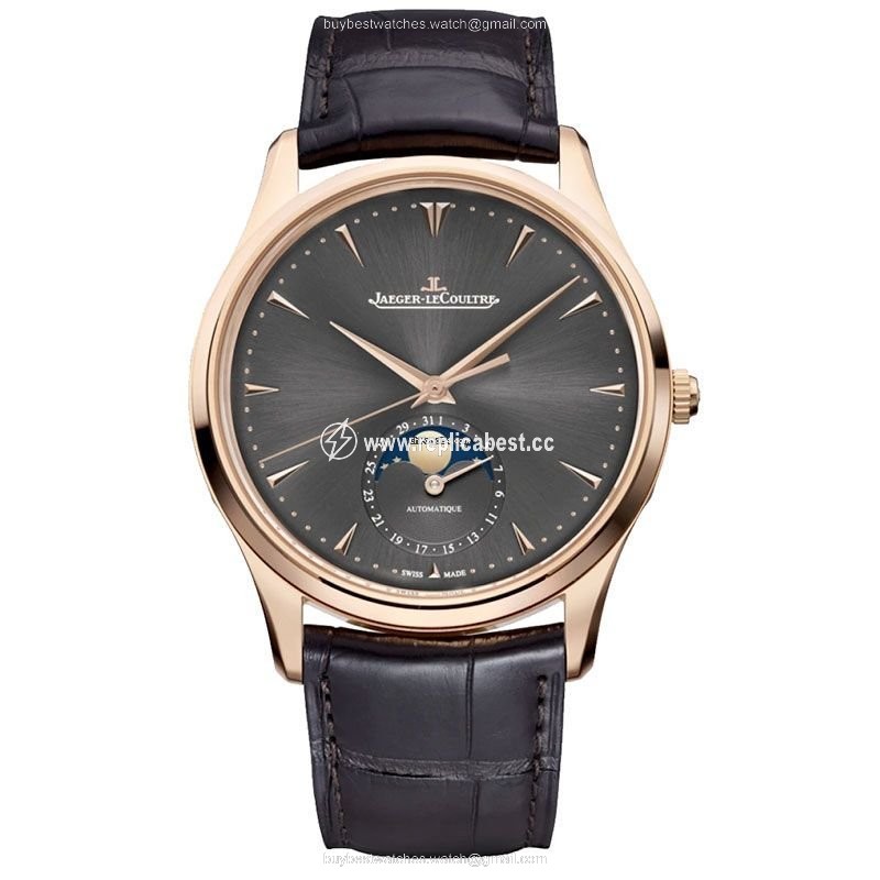 Jaeger-LeCoultre Master Ultra Thin Moon Mens watch Unisex Automatic Rose gold 136255J
