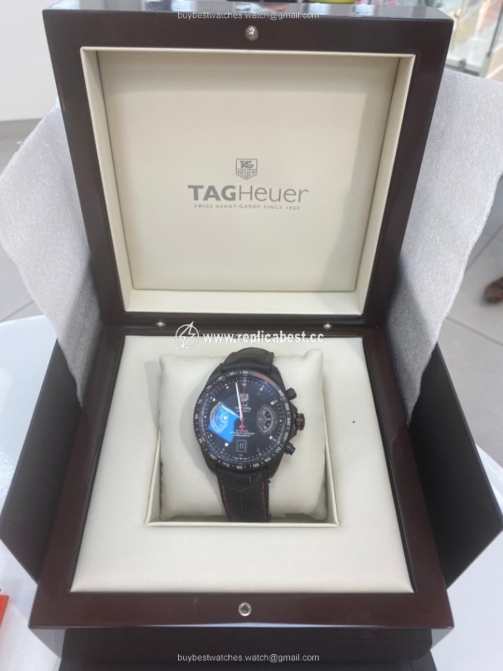 TAG Heuer Grand Carrera Mens watch Unisex Automatic Titanium CAV518B.FC6237