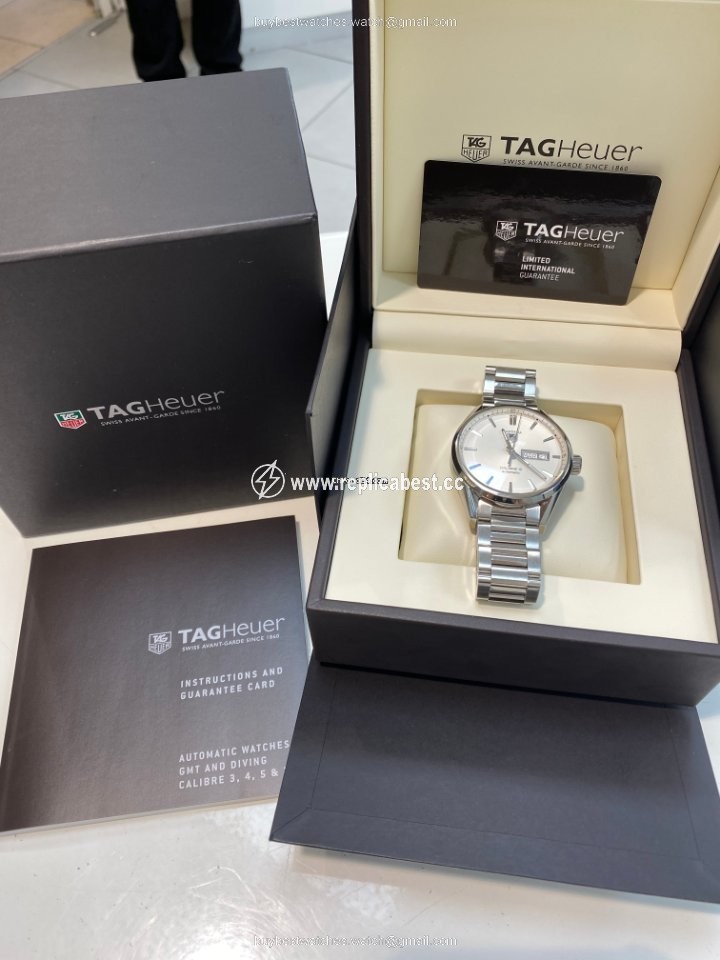 TAG Heuer Carrera Calibre 5 Mens watch Unisex Automatic Steel WAR211B.FC6181