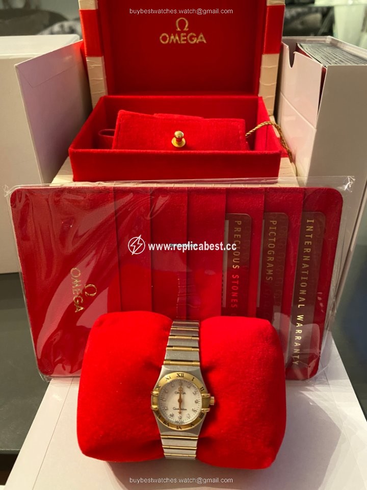 Omega Constellation Womens watch Quartz Gold Steel 1262.75.00