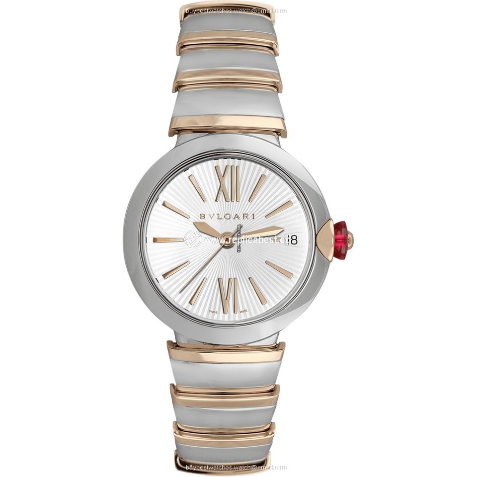 Bulgari Lucea Womens watch Automatic Gold Steel 102197 LU33C6SSPGD