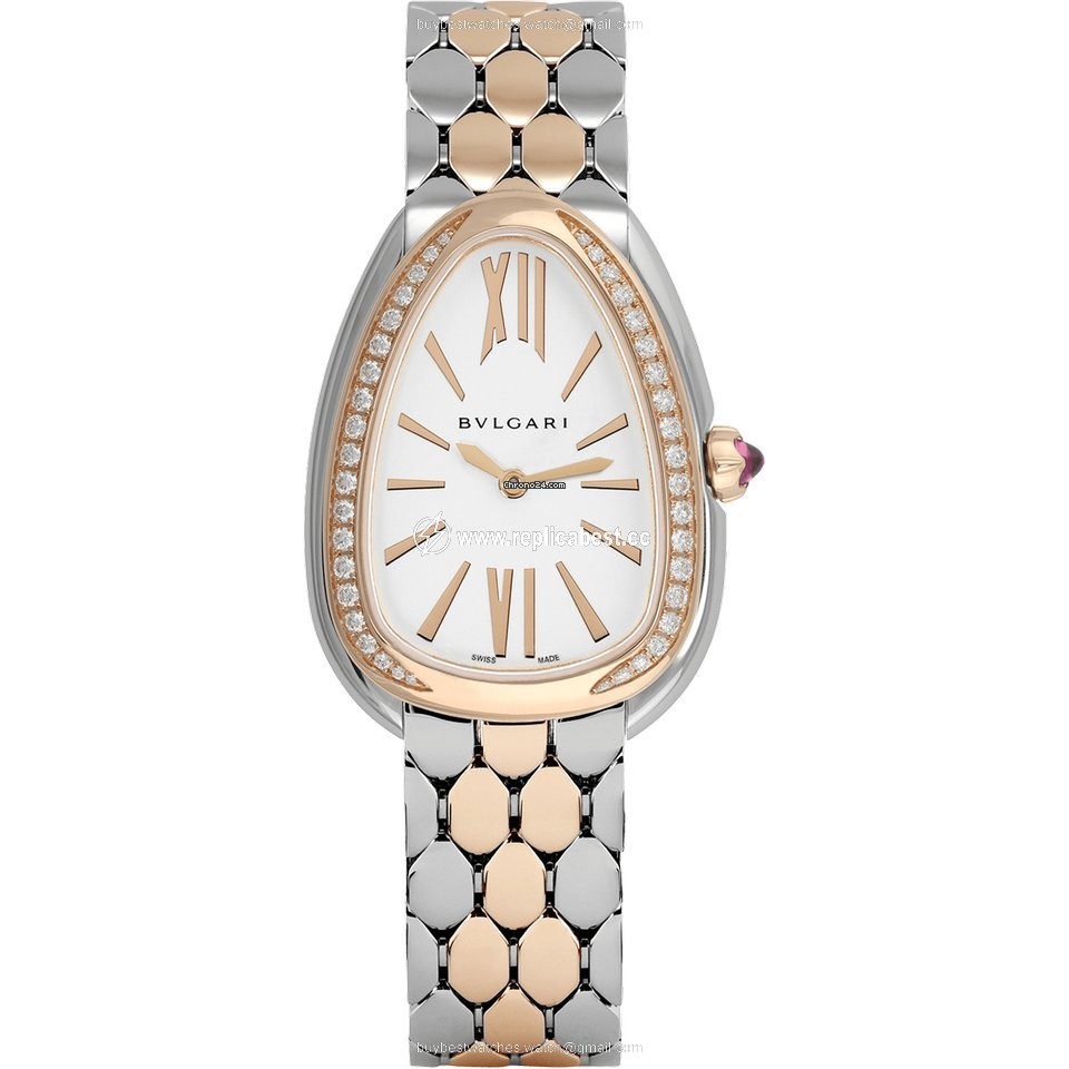 Bulgari Serpenti Womens watch Quartz Gold Steel 103274 SP33WSPGSPGD