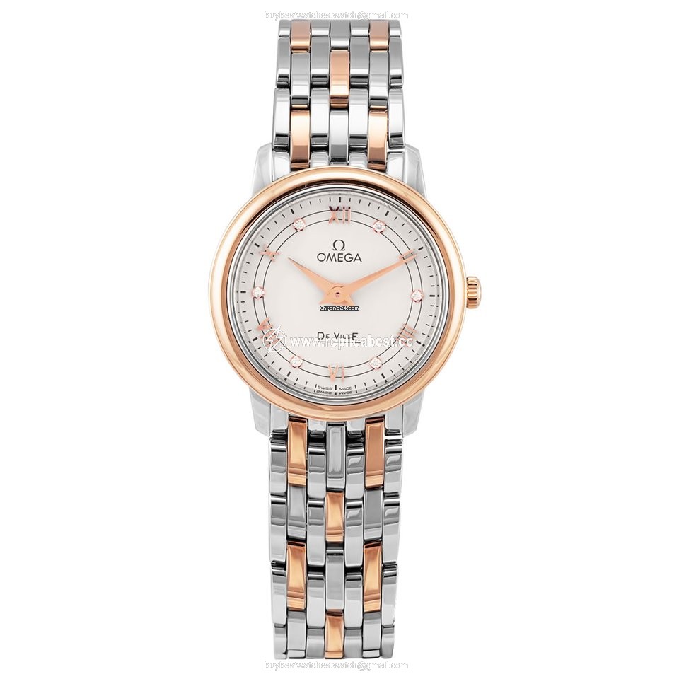 Omega De Ville Prestige Womens watch Quartz Gold Steel 424.20.27.60.52.003