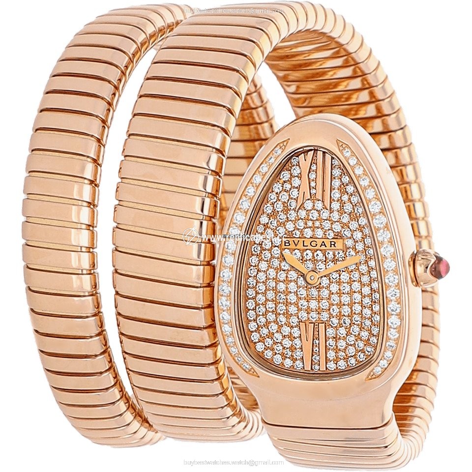 Bulgari Serpenti Womens watch Quartz Rose gold 101956 SPP35D2GDG.2T