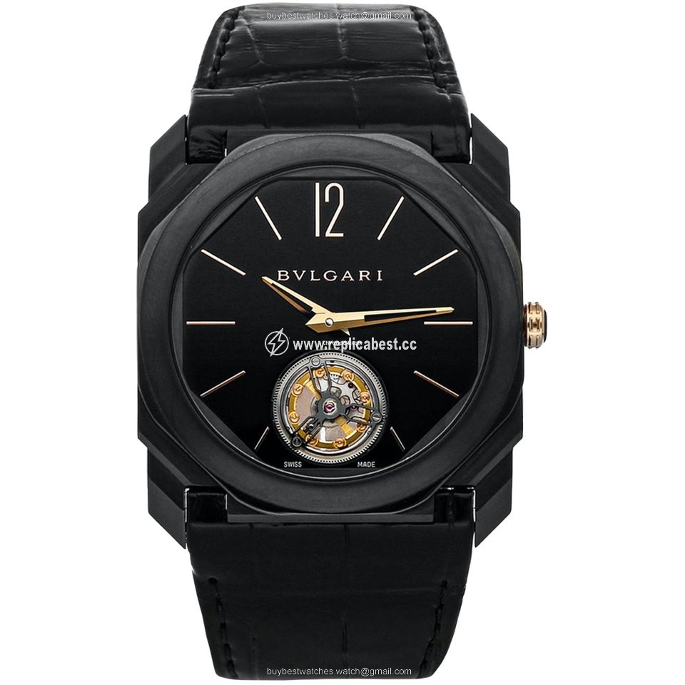 Bulgari Octo Mens watch Unisex Manual winding Titanium 102560 BGO40BTLTBXT