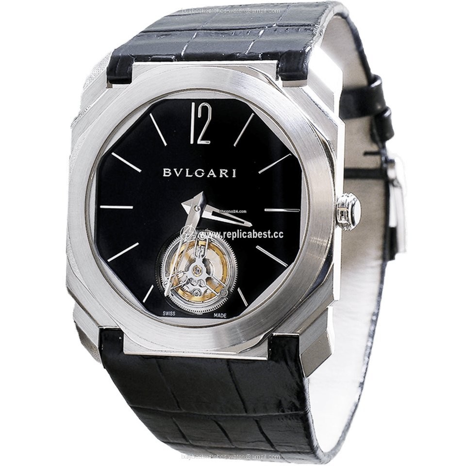Bulgari Octo Mens watch Unisex Manual winding Platinum 102138 BGO40BPLTBXT