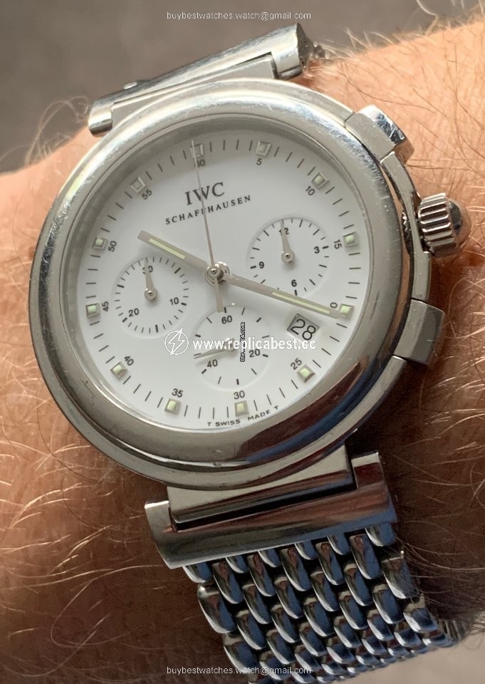 IWC Da Vinci Chronograph Mens watch Unisex Quartz Steel 3728-002