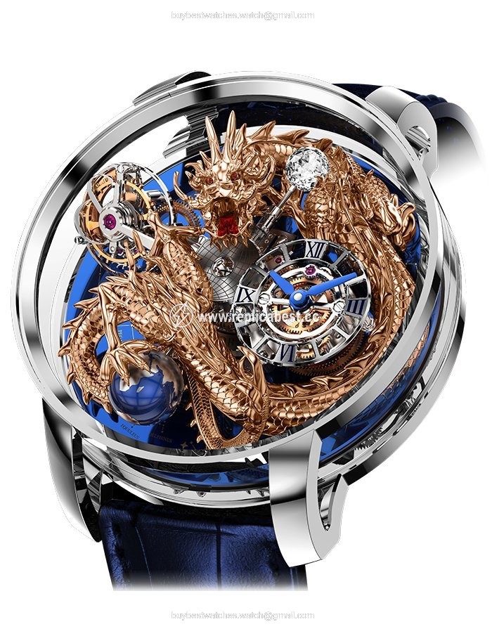 Jacob & Co. Astronomia Mens watch Unisex Manual winding Platinum AT112.60.DR.UA.A