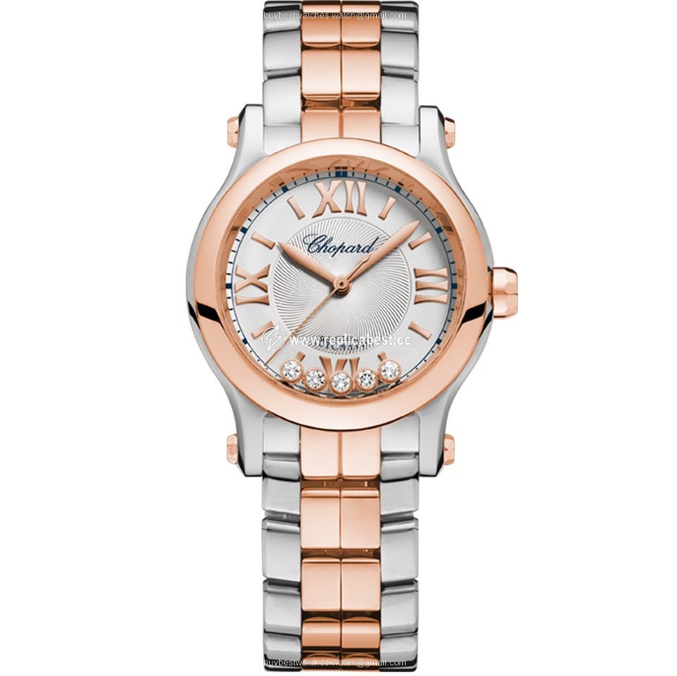 Chopard Happy Sport Womens watch Automatic Gold Steel 278573-6002