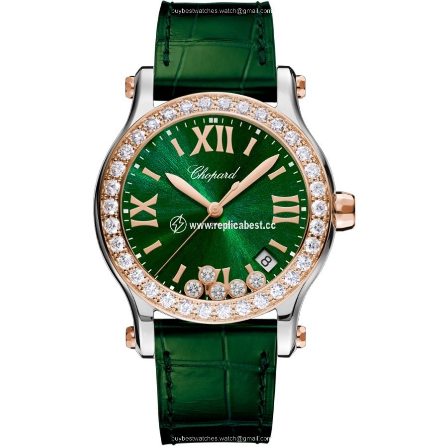 Chopard Happy Sport Womens watch Quartz Gold Steel 278582-6007