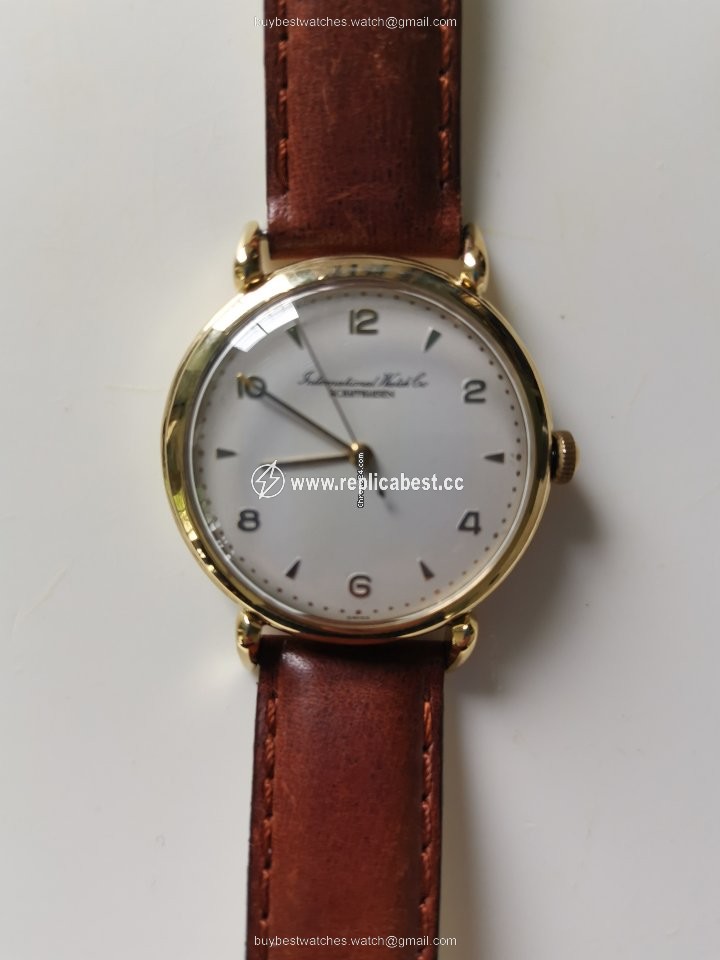 IWC Mens watch Unisex Manual winding Yellow gold International Watch Co. Vintage dress watch