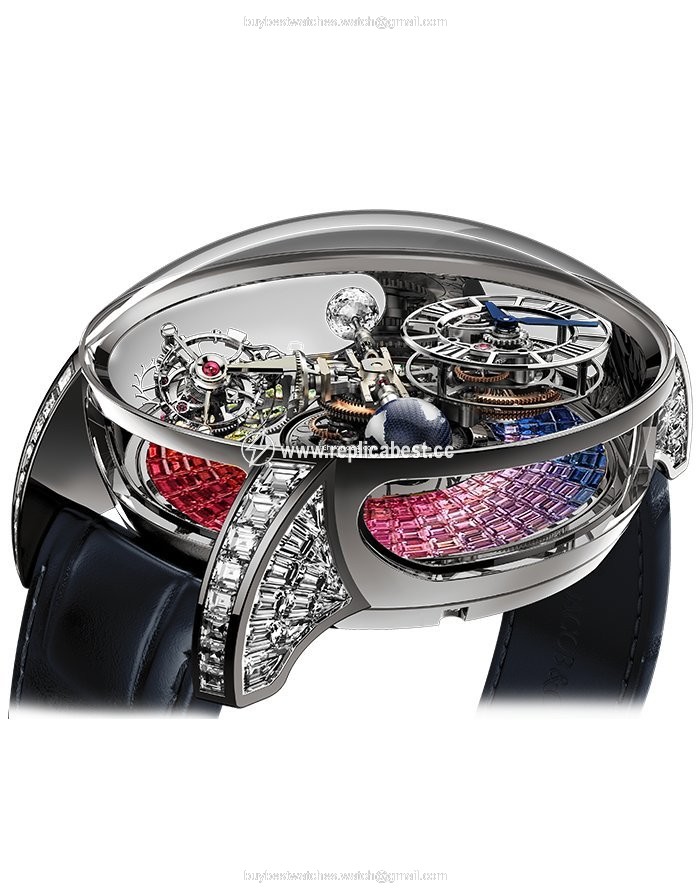 Jacob & Co. Mens watch Unisex Manual winding White gold AT800.40.BD.UD.A