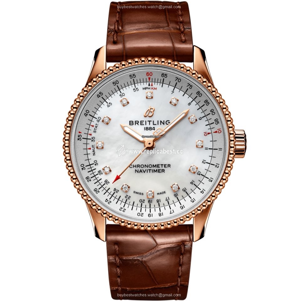 Breitling Navitimer Mens watch Unisex Automatic Red gold R17395211A1P1