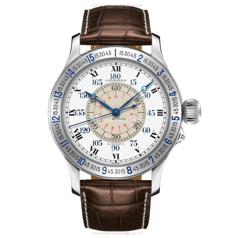 Longines Lindbergh Hour Angle Mens watch Unisex Automatic Steel L2.678.4.11.0