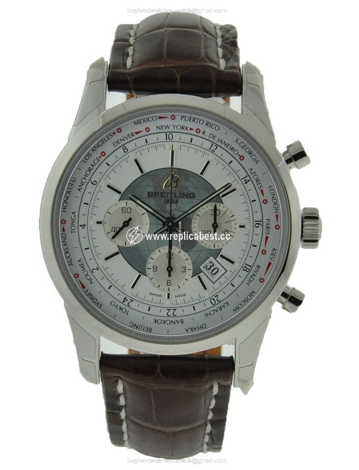 Breitling Transocean Unitime Pilot Mens watch Unisex Automatic Steel AB0510U9
