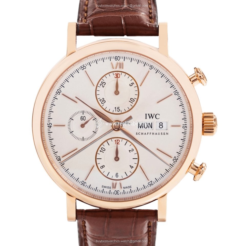 IWC Portofino Chronograph Mens watch Unisex Automatic Red gold IW391020
