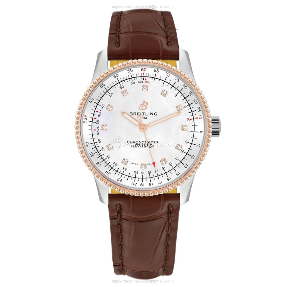 Breitling Navitimer Womens watch Automatic Gold Steel U17395211A1P2