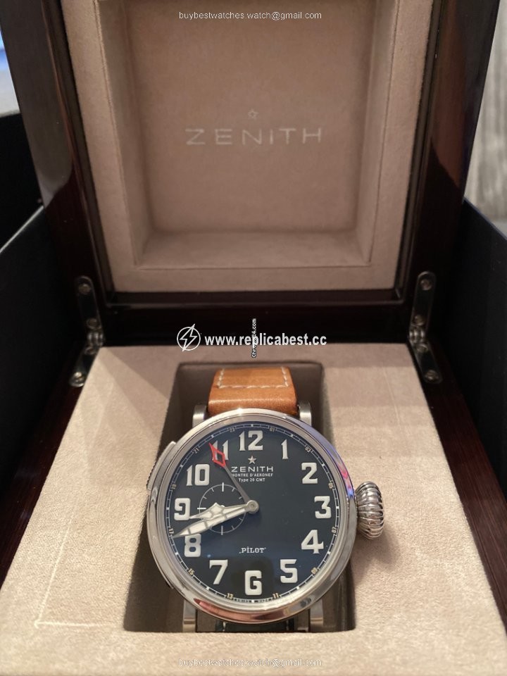 Zenith Pilot Type 20 GMT Mens watch Unisex Automatic Steel 03.2430.693 21.C723