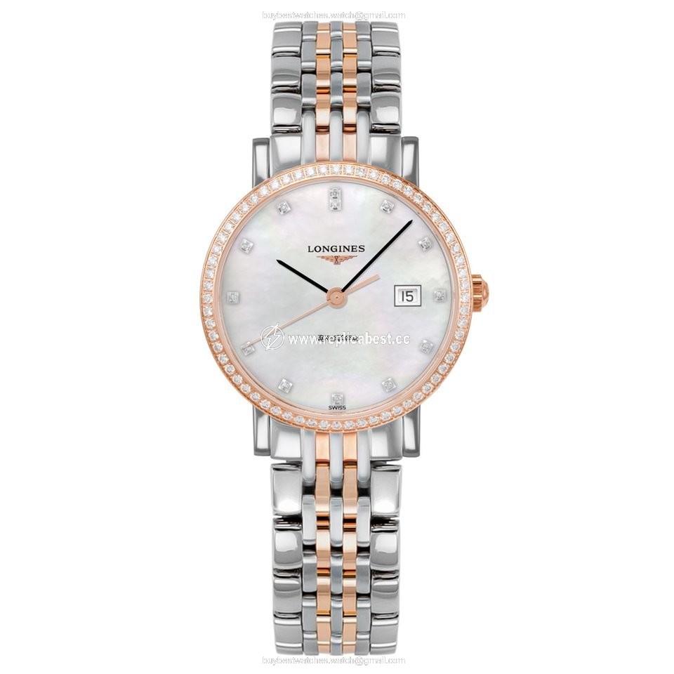 Longines Elegant Womens watch Automatic Gold Steel L4.310.5.88.7
