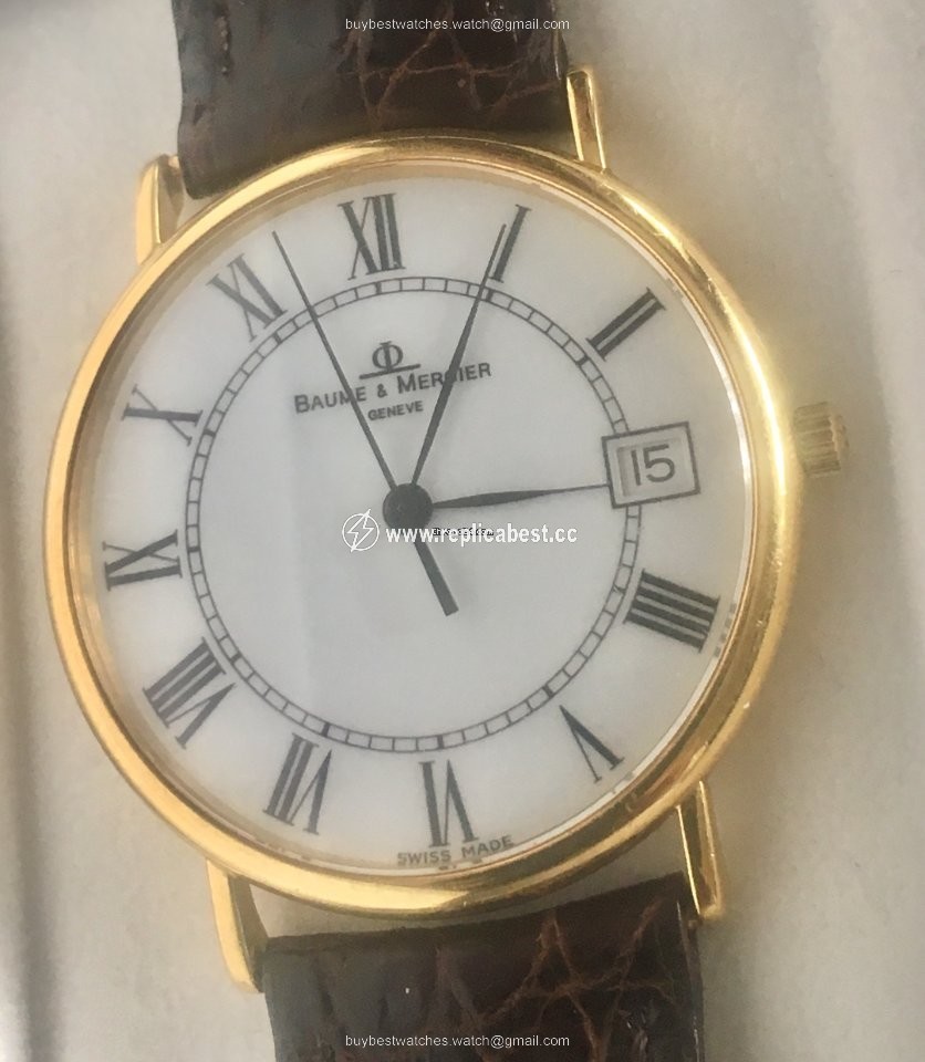 Baume & Mercier Mens watch Unisex Quartz Yellow gold 1824516