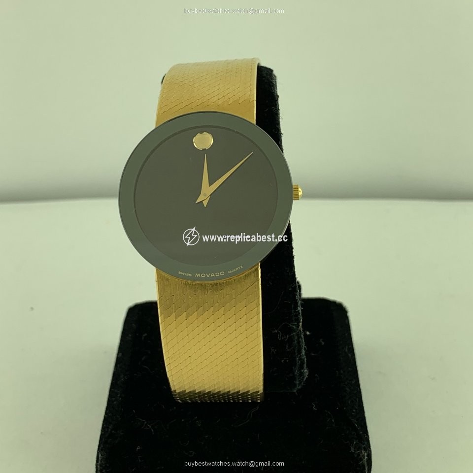 Movado Museum Quartz Yellow gold Movado 18K Yellow Gold Museum Dial Model 40-40-882 Watch