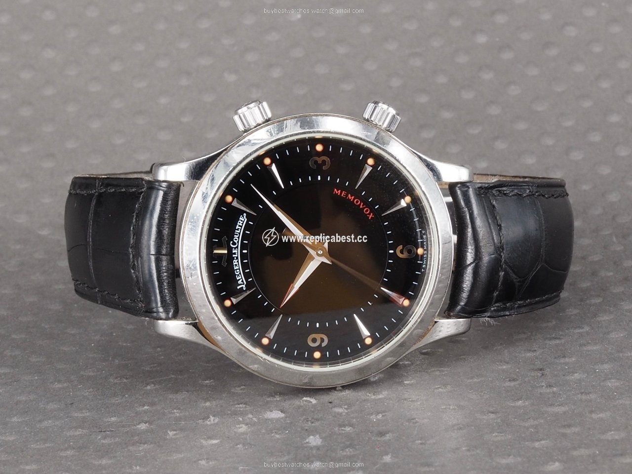 Jaeger-LeCoultre Master Memovox Mens watch Unisex Manual winding Steel 144.8.94.S