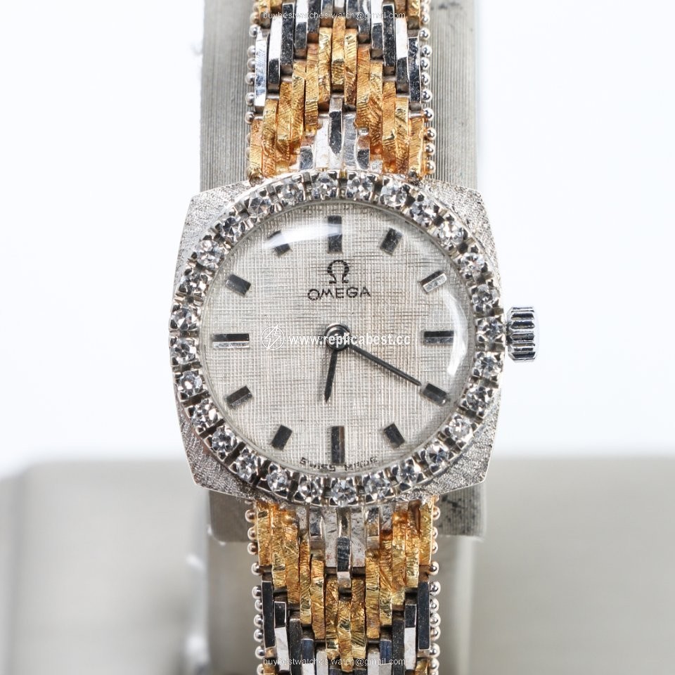 Omega Womens watch Quartz White gold Vintage Omega Ladies Cocktail