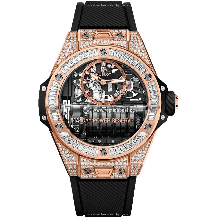 Hublot Mens watch Unisex Manual winding Rose gold 911.OX.0118.RX.0904