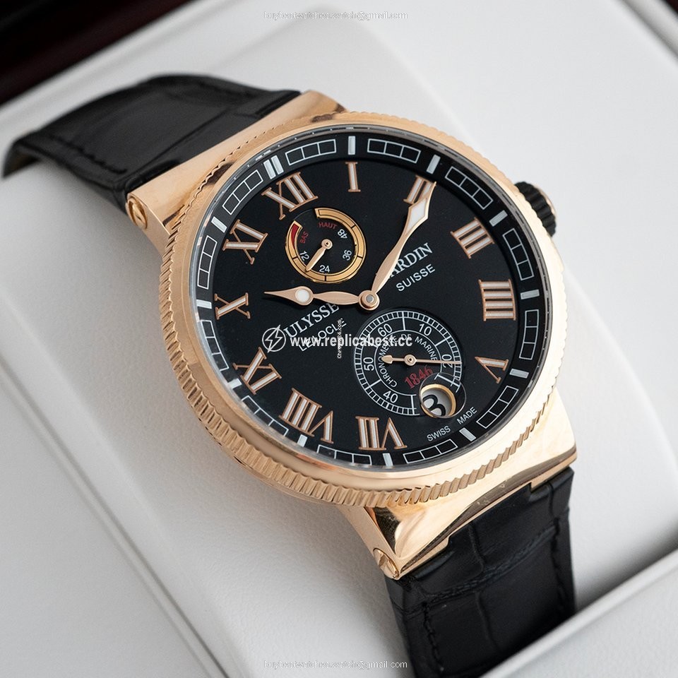 Ulysse Nardin Marine Chronometer Manufacture Automatic Rose gold 1186-126 42