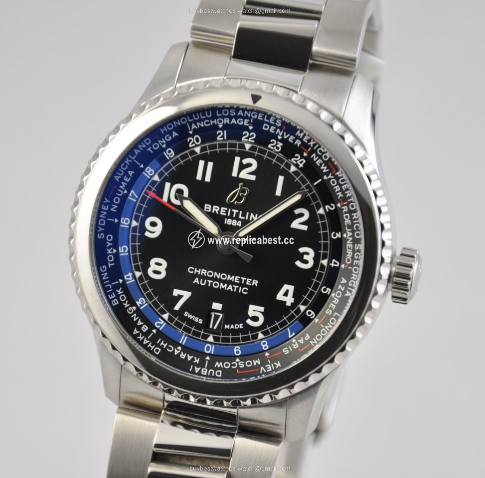 Breitling Aviator 8 Mens watch Unisex Automatic Steel AB3521U41B1A1