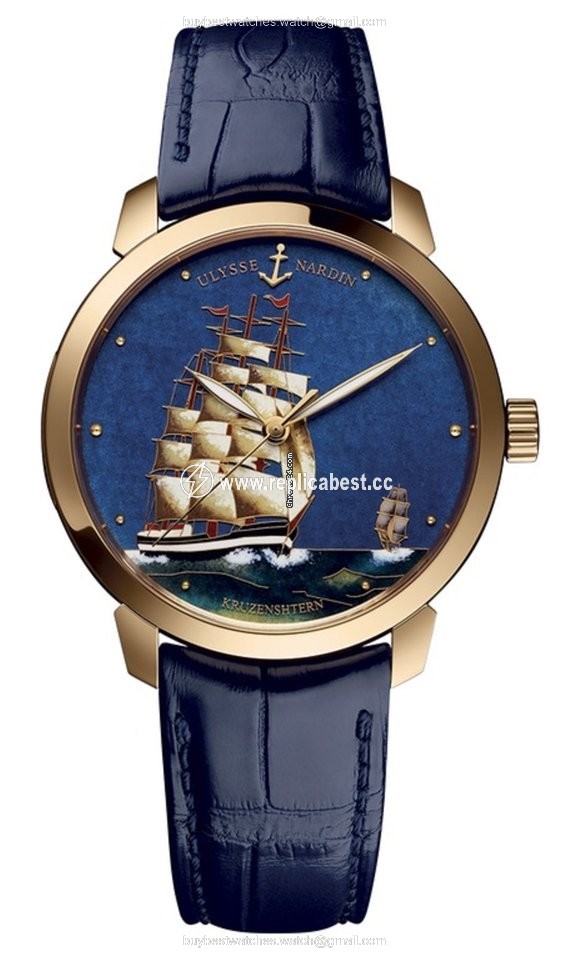 Ulysse Nardin Classico Mens watch Unisex Automatic Rose gold 8156-111-2 KRUZ