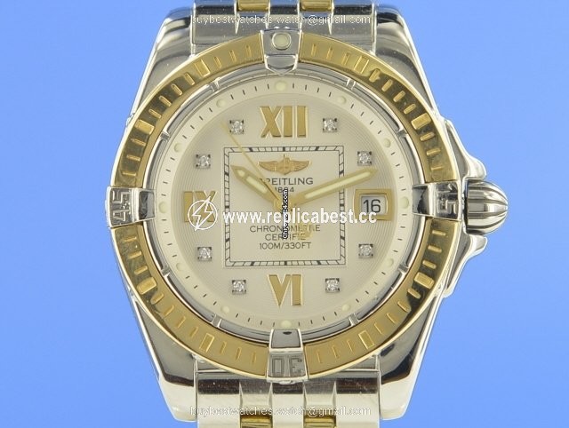 Breitling Cockpit Lady Womens watch Quartz Gold Steel D71356