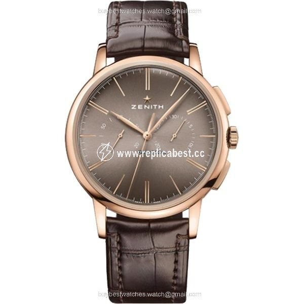 Zenith Elite Chronograph Classic Mens watch Unisex Automatic Rose gold 18.2270.4069 18.C498