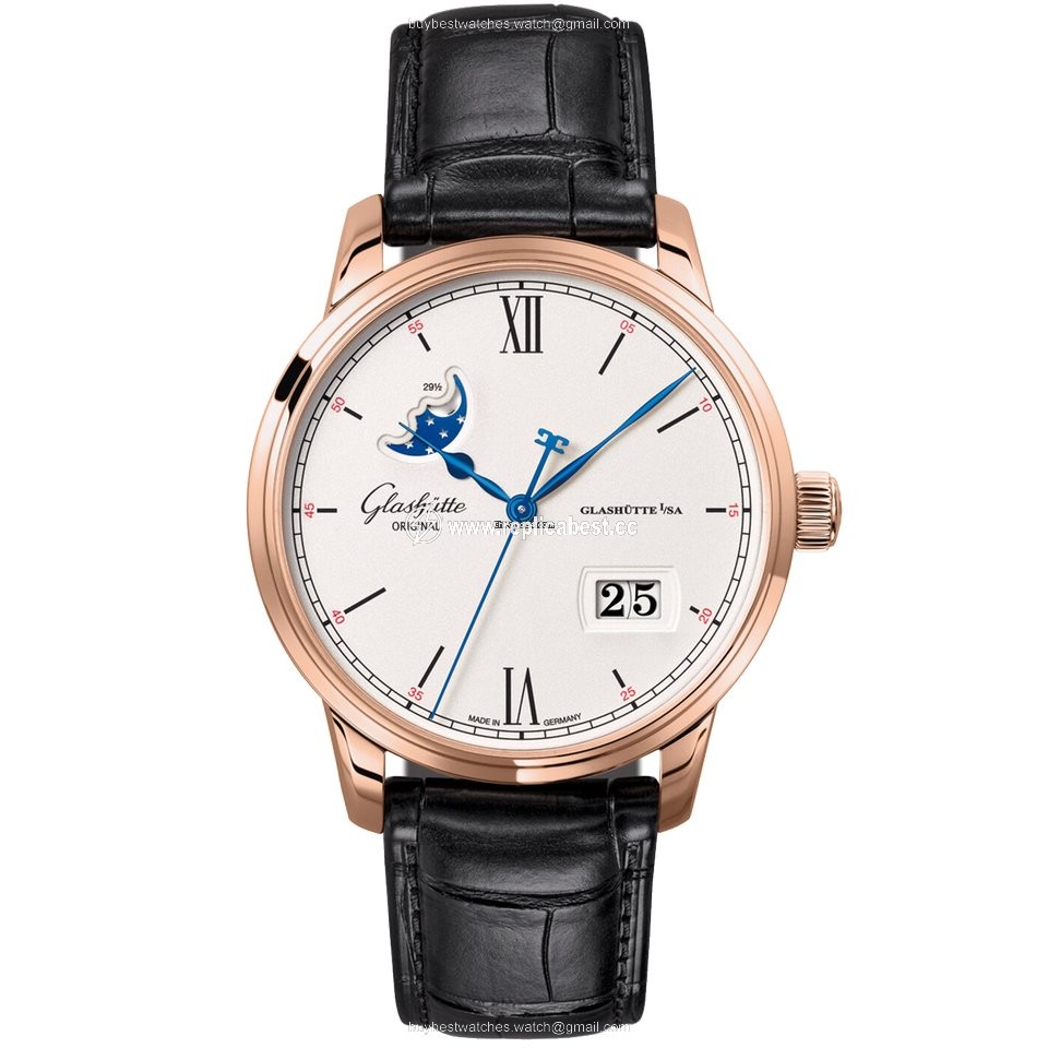 Glashutte Original Senator Excellence Mens watch Unisex Automatic Red gold 1-36-04-02-05-30